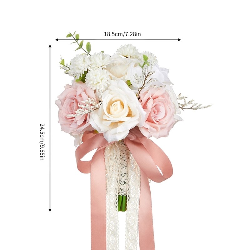 Modern Handheld Wedding Flower Bouquet Beautiful Party Flower Arrangement Bunch