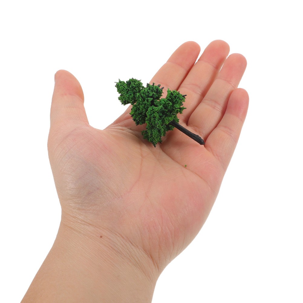 85 Pcs Mini Landscape Tree Model Bonsai Figurines Artificial Miniature
