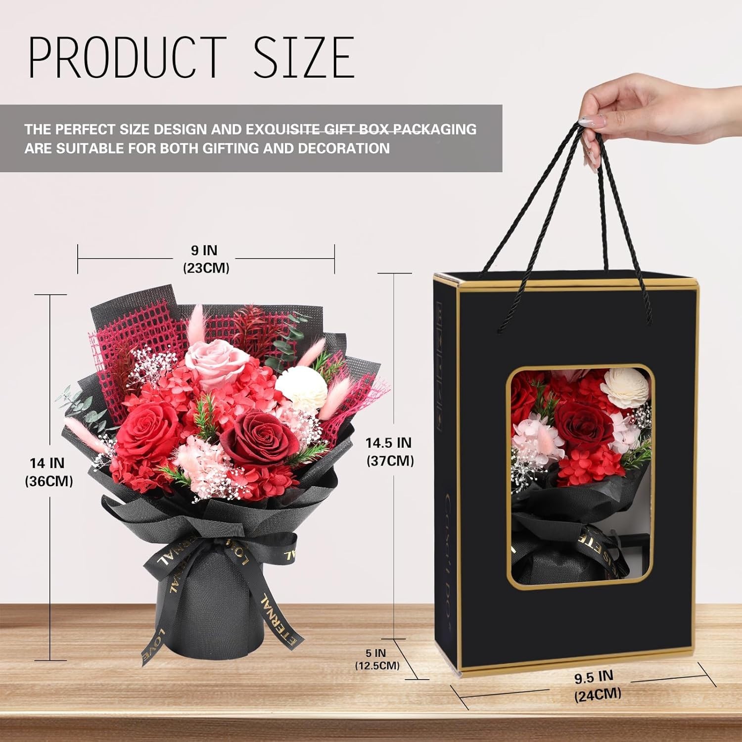 Flowers for Delivery Preserved Fresh Flower Bouquet Mothers Day Roses Gifts for
