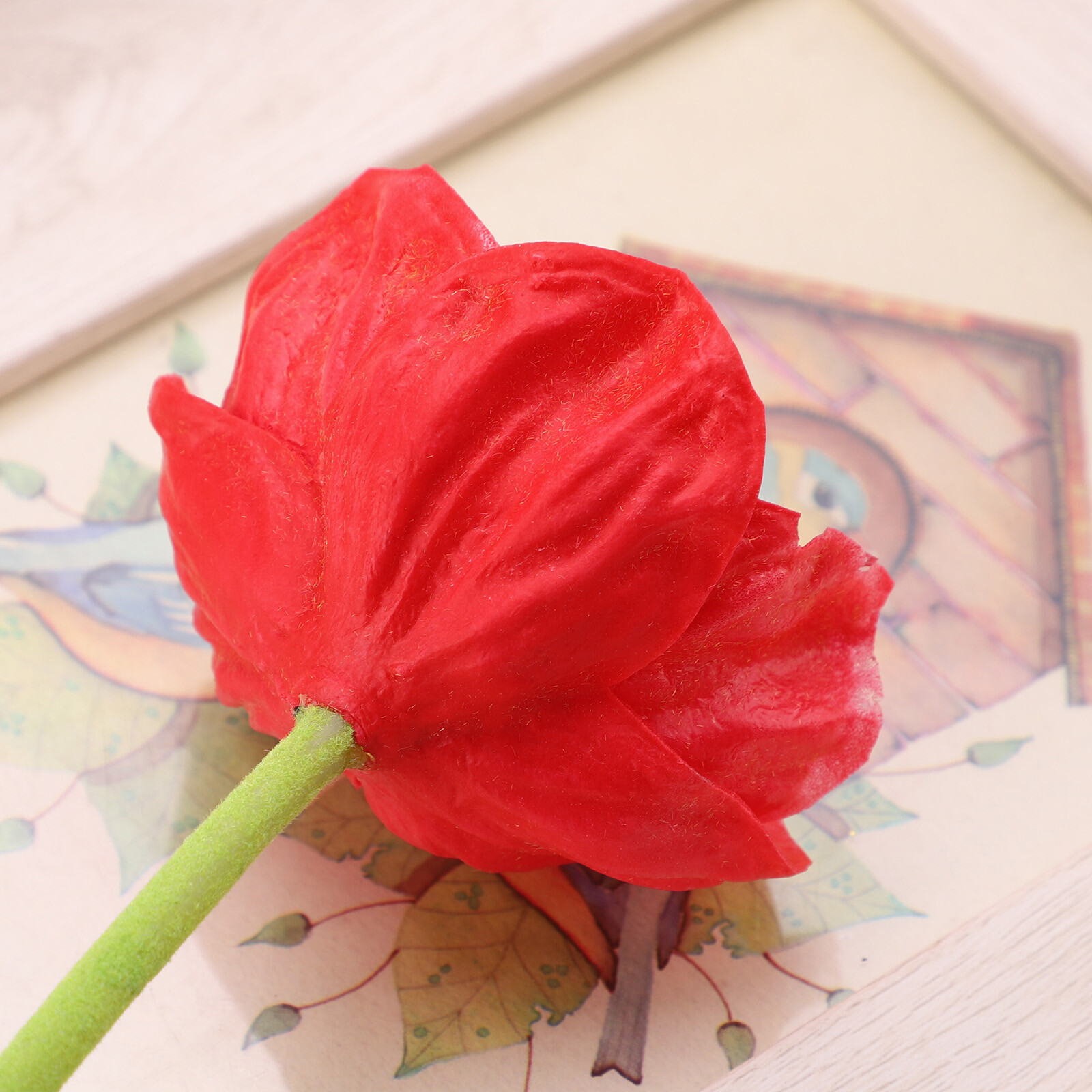 Artificial Poppy Silk Flowers Wedding Bouquet Desk Room Decor Ornaments Deco FFG