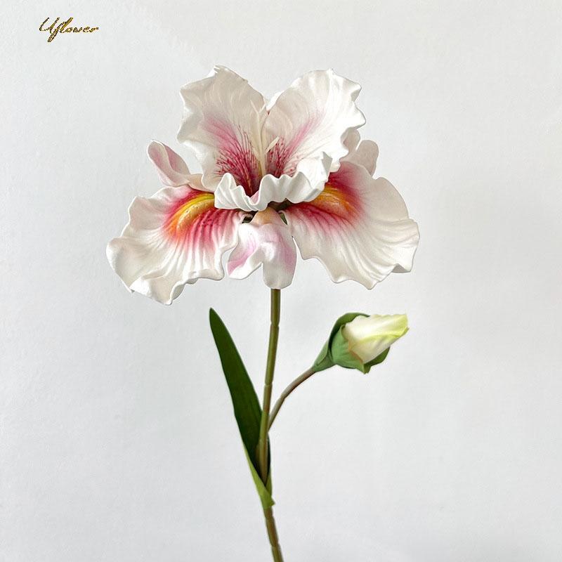 45cm Artificial Flower Rose Bouquet Iris Alice Eva Feel Fake Flower Home Wedding