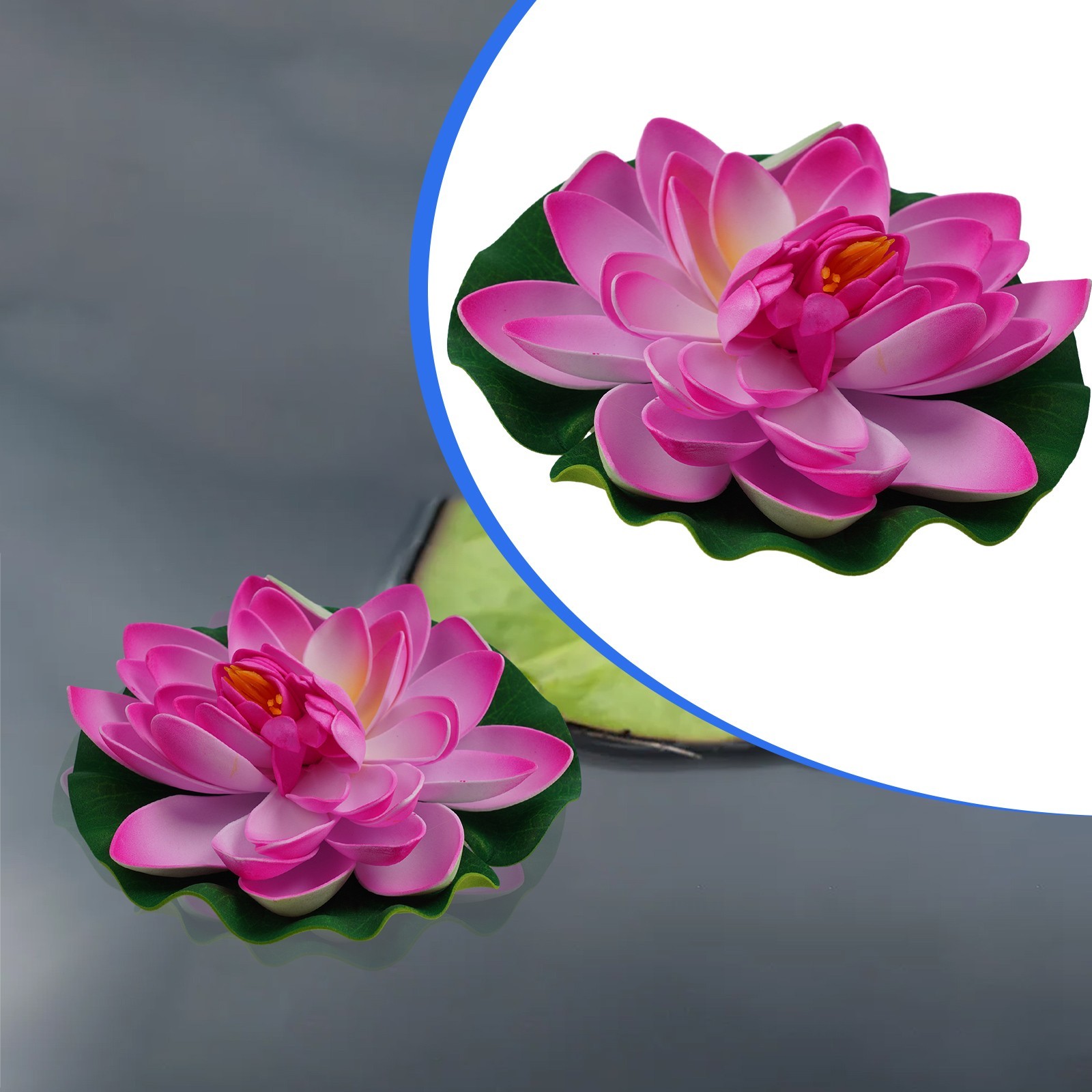 for Home & Garden Water for lily Floating Lotus DIY Home Outdoor Decor Plastic