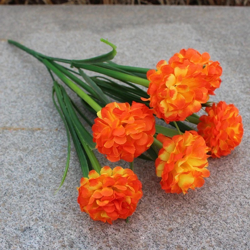 Artificial Flowers Silk Fake Plants UV Resistant Home In/Outdoor Garden Decor