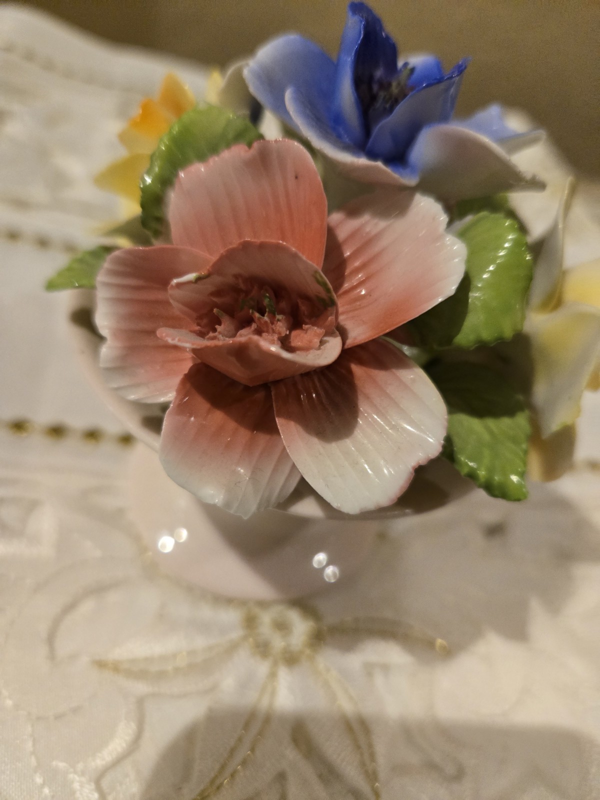 Vtg Thorley English Bone China Floral Bouquet – Staffordshire, England