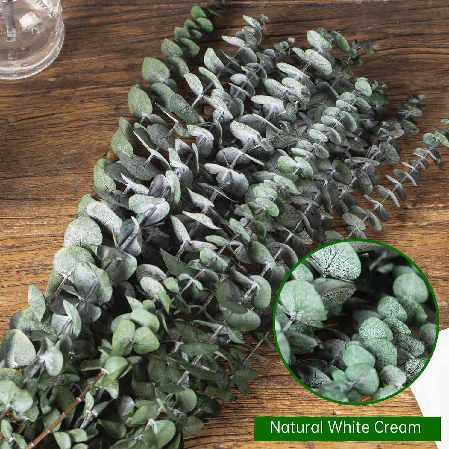 10 Pcs Dried Eucalyptus Stems for Shower, 17” Natural Real Preserved Eucalyp…