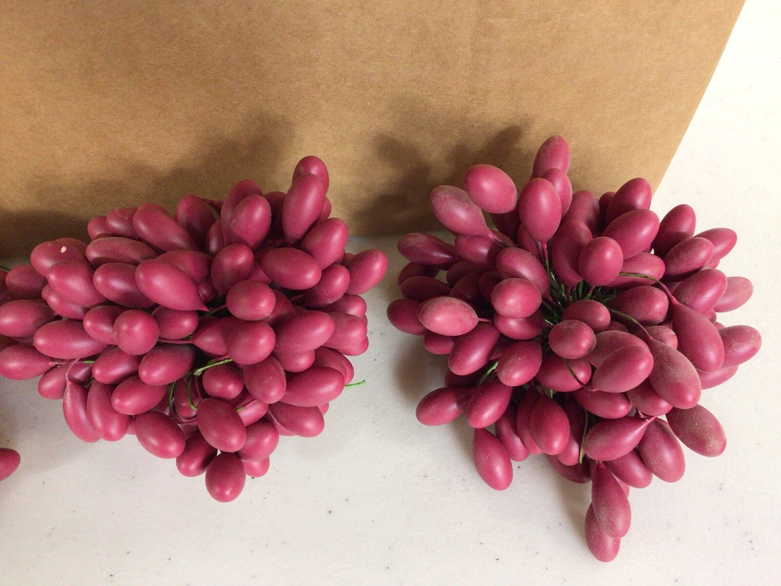 Red Berries Artificial Fake Fruits Christmas Craft Holly Berry Decor Lot