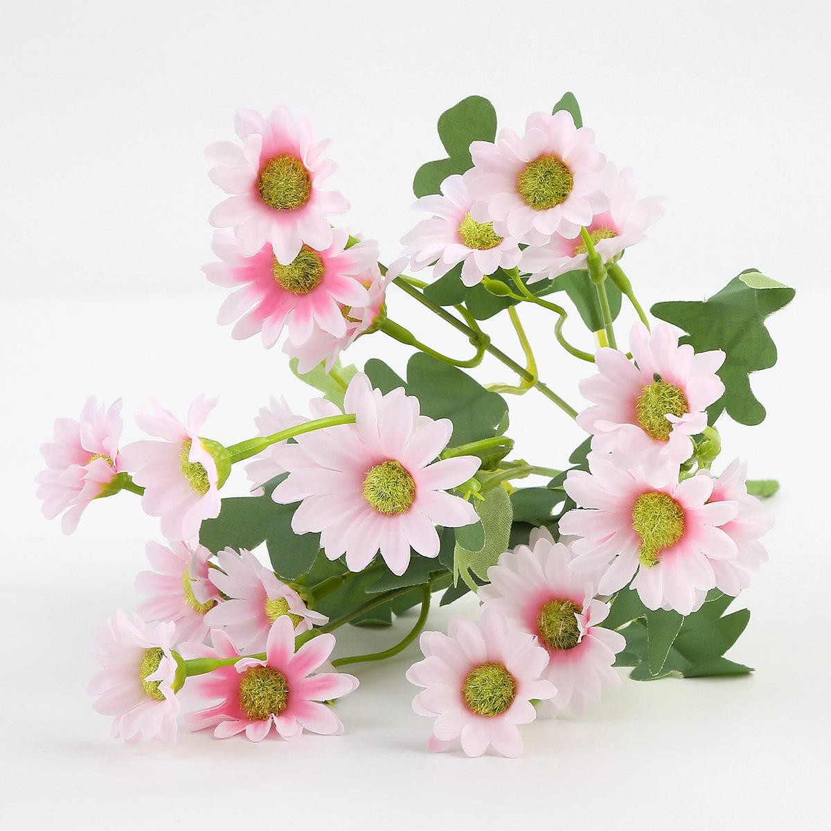 21 Head Sunflower Daisy Bouquet, Chamomile, Artificial Flowers, Wedding Decor