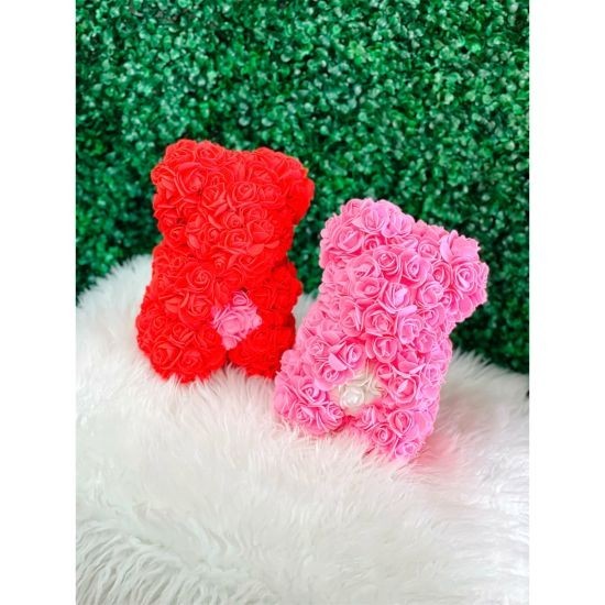 BRAND NEW WITH TAGS Eternal Flower Teddy Bear with Heart