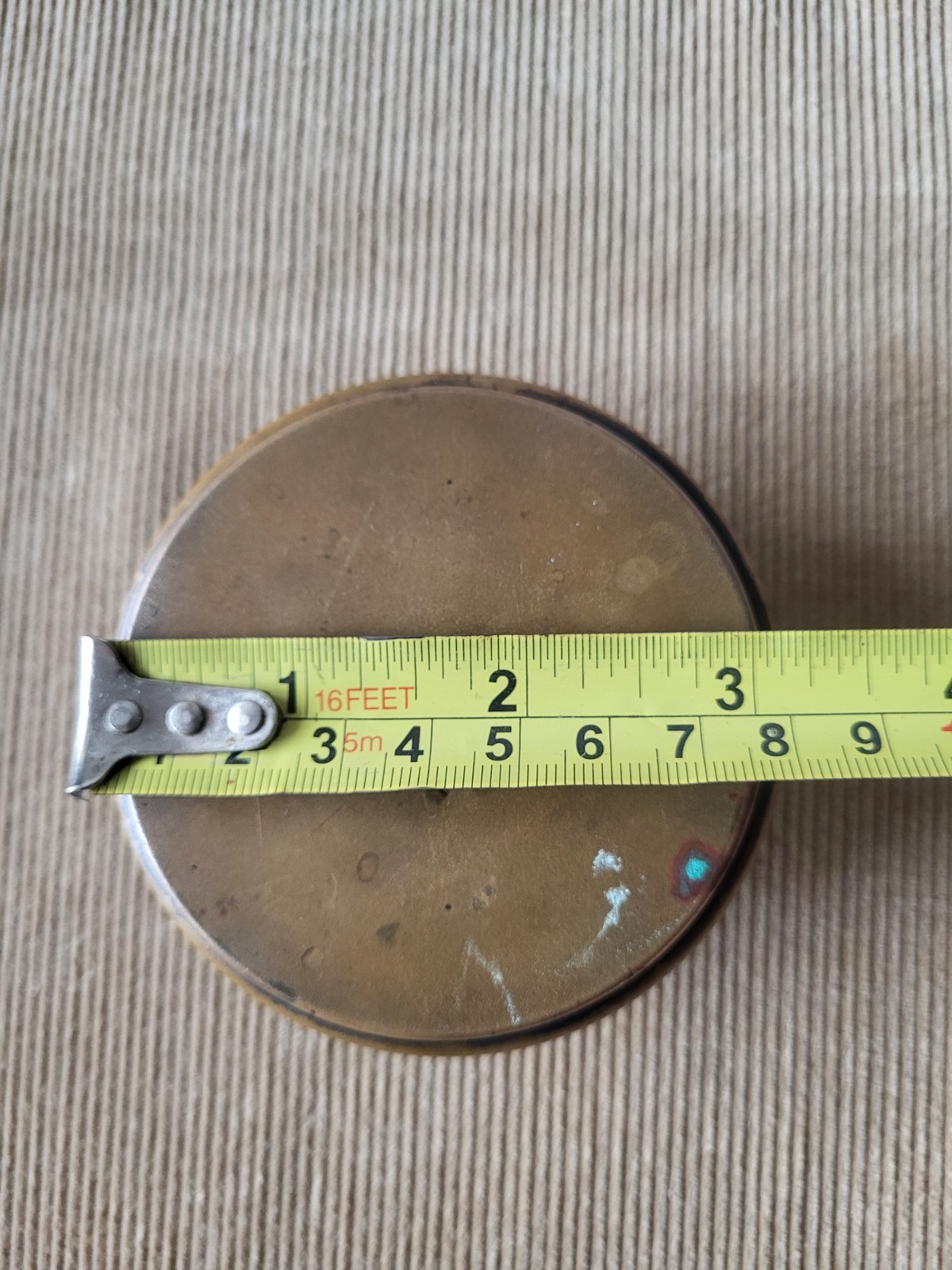 Vintage Ikebana Frog Kenzan 1956 Leningrad Jewelry factory Enamel Brass Holder