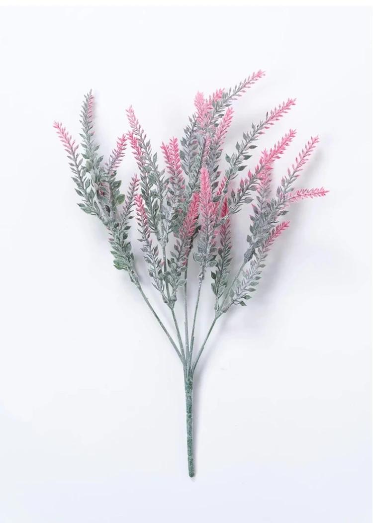 a Bunch of Provence Lavender Plastic Artificial Flowers False Plants Wedding Hom