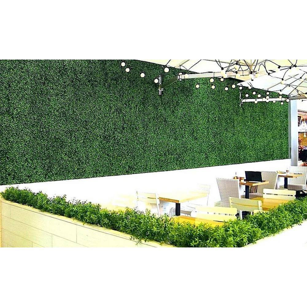 20 In. H X 20 In. W Gorgeoushome Artificial Boxwood Hedge Greenery Panels,Milan