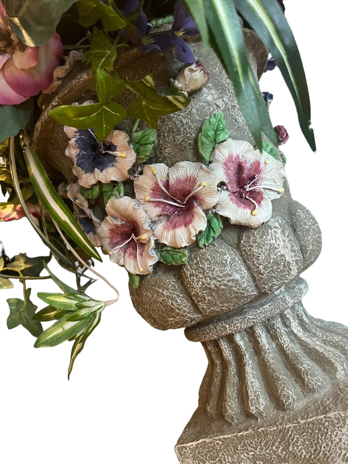 Decorative Planter Faux Greenery Floral Home Decor Large Sized