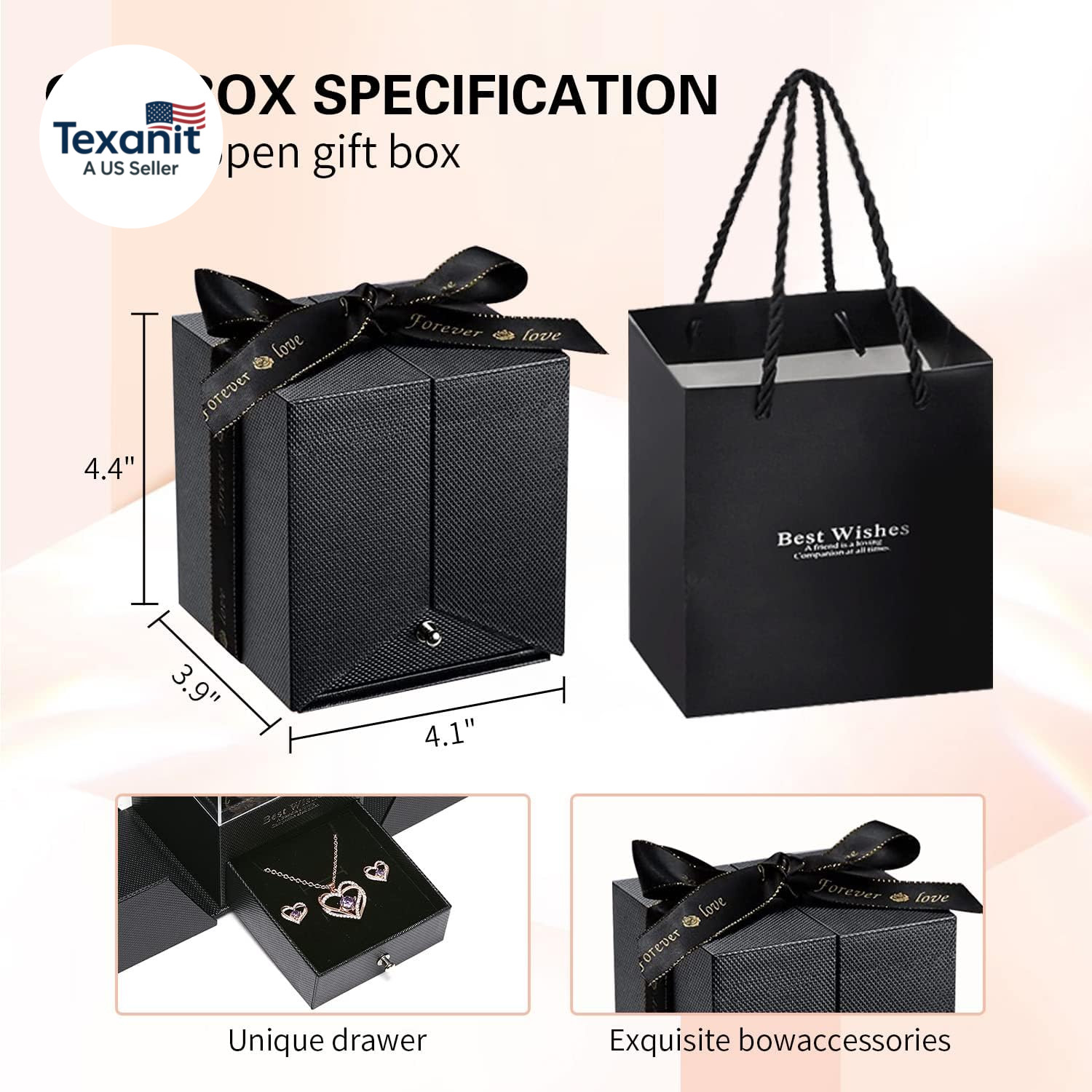 Valentines Day Gifts Forever Preserved Rose Love Box Regalos Para Mujer Eternal