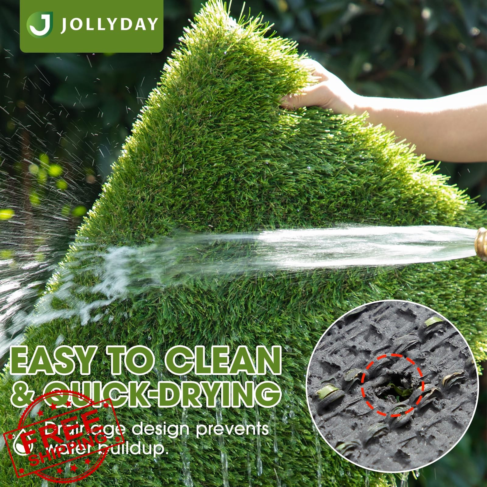 JOLLYDAY Artificial Grass 39.4 x 23.6 in