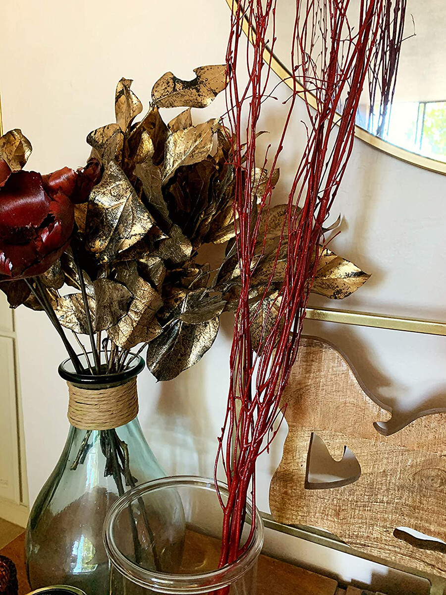 Birch Branch Pack of 3 Branches 3-4 Ft Red
