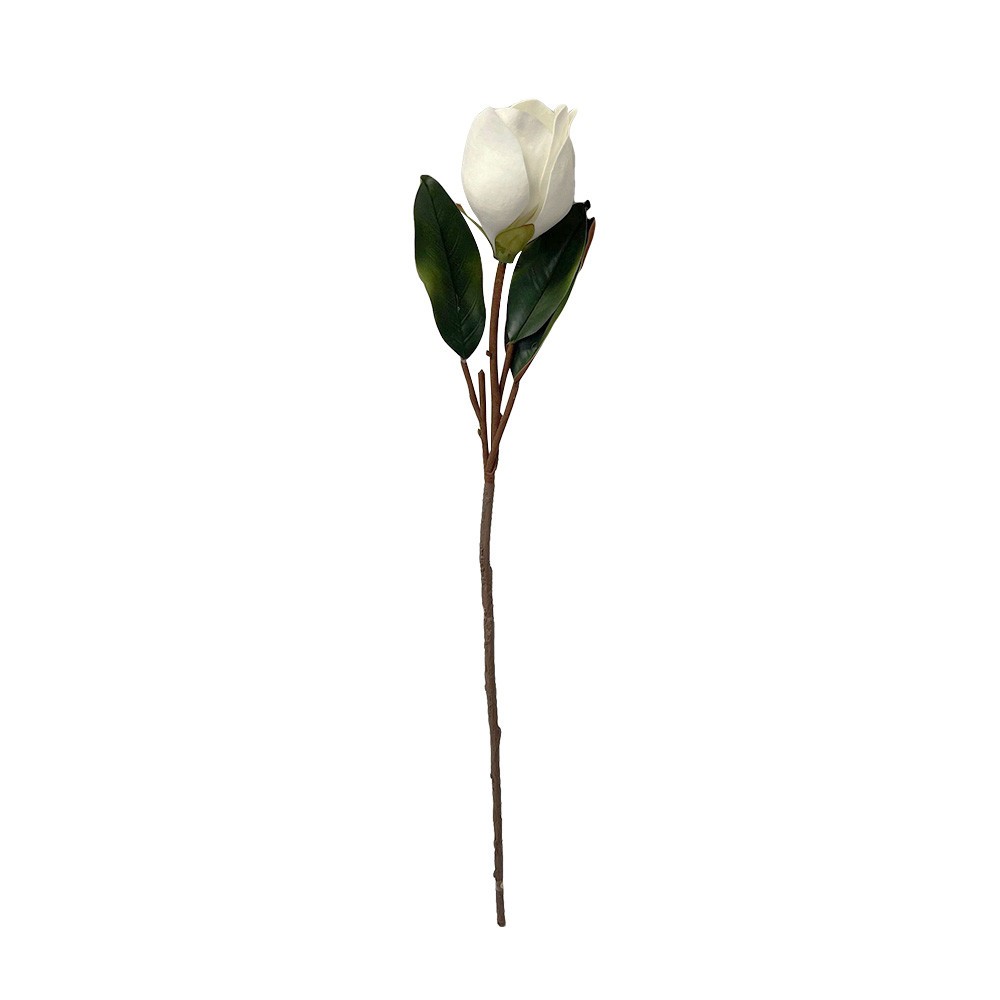 12 Pcs 32″ Real Touch Magnolia Stem Artificial Magnolia Flower Silk Floral