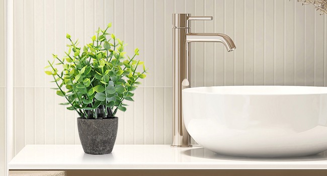 2 Pack Fake Plants Ceramic Mini Artificial Greenery Potted Plants for Home Decor
