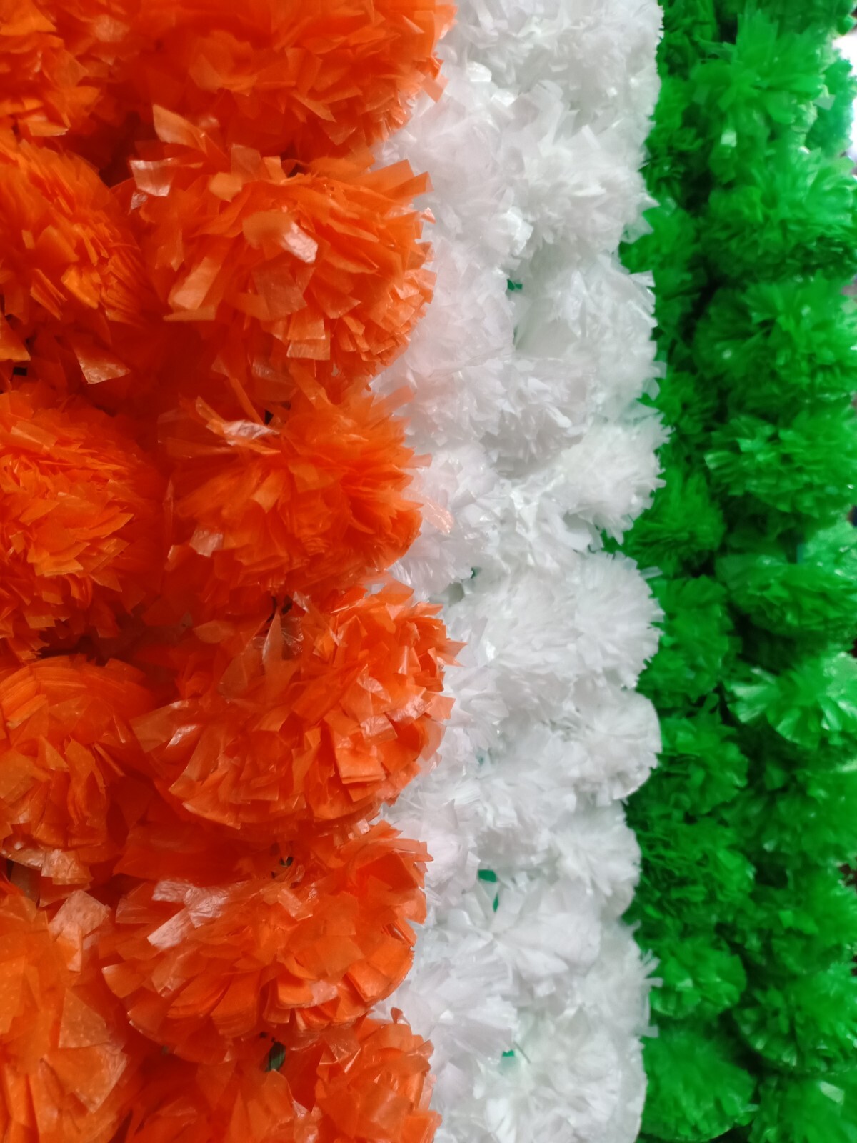 100Pcs Set Artificial Marigold Flower Garlands Diwali Indian Wedding Decoration