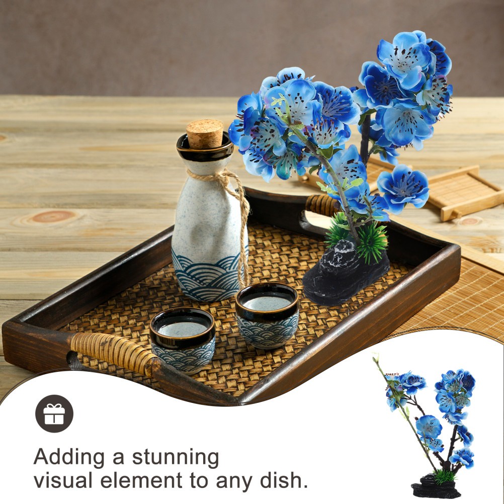 Elegant Flower Sushi Plate Decoration for Hotel Supplies and Food Dish Ornaments