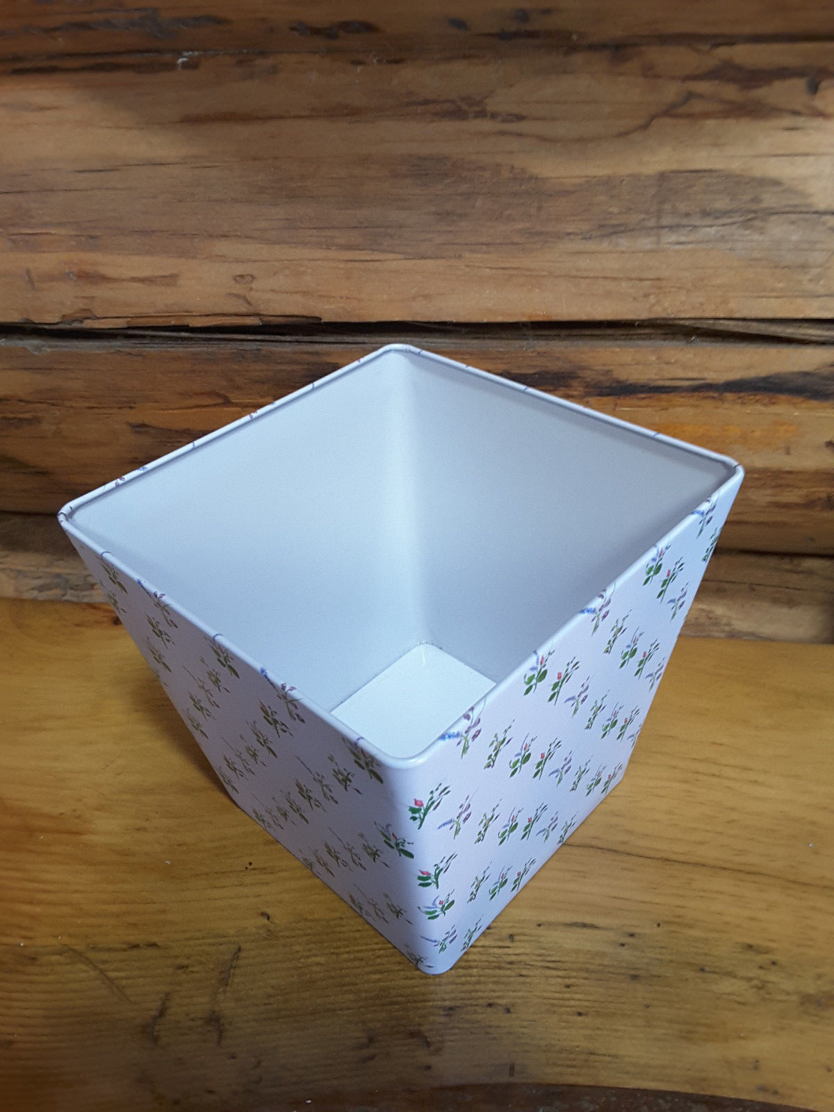 6. CRABTREE & EVELYN FLORAL GIFT/PLANTER Metal Containers~NEW~Great for DIY gift