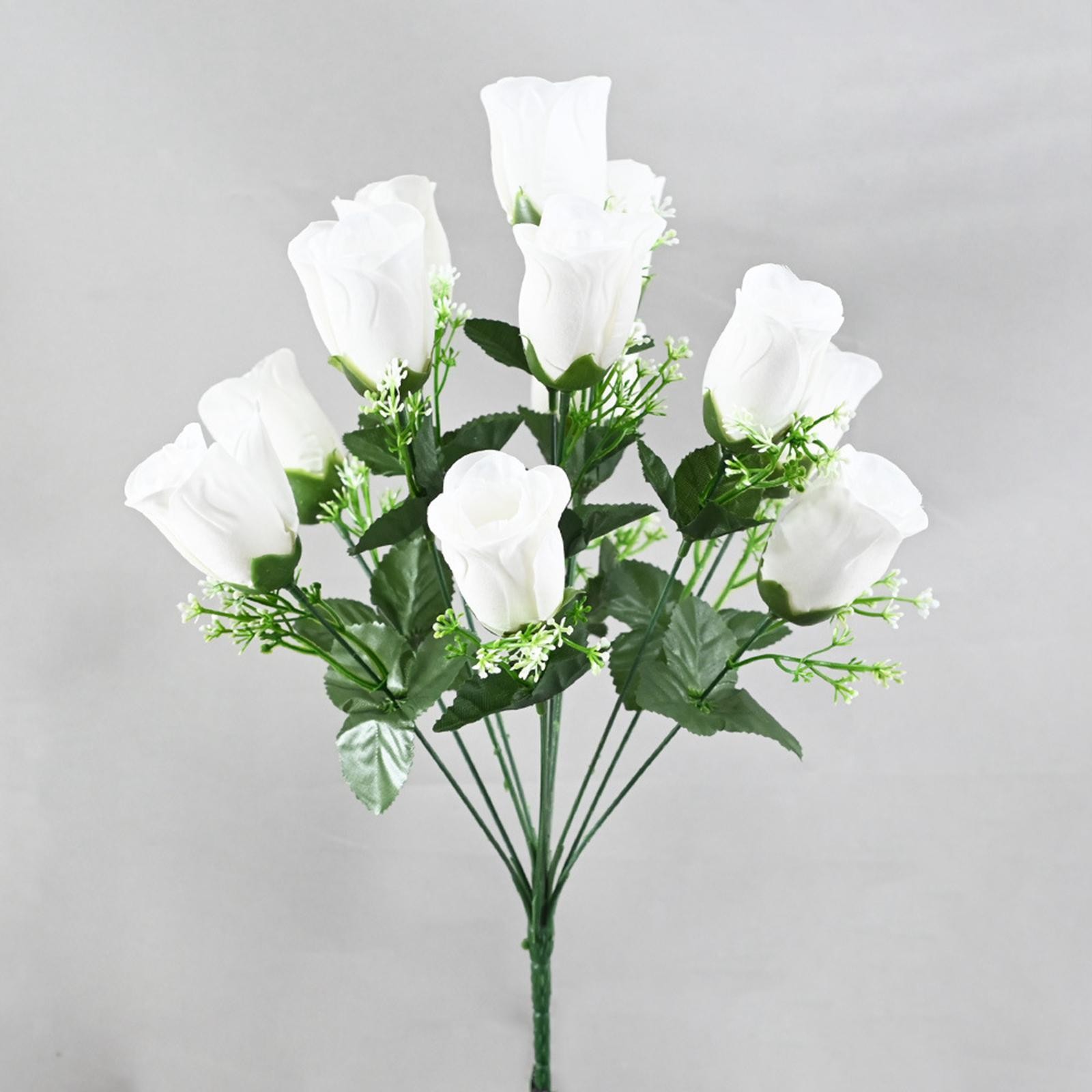 4 Pieces Artificial Rose Flowers DIY Simulation Flower for Home Indoor Party