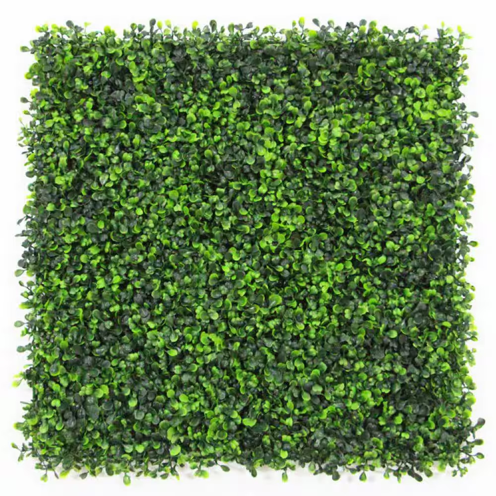 20 In. H X 20 In. W Gorgeoushome Artificial Boxwood Hedge Greenery Panels,Milan
