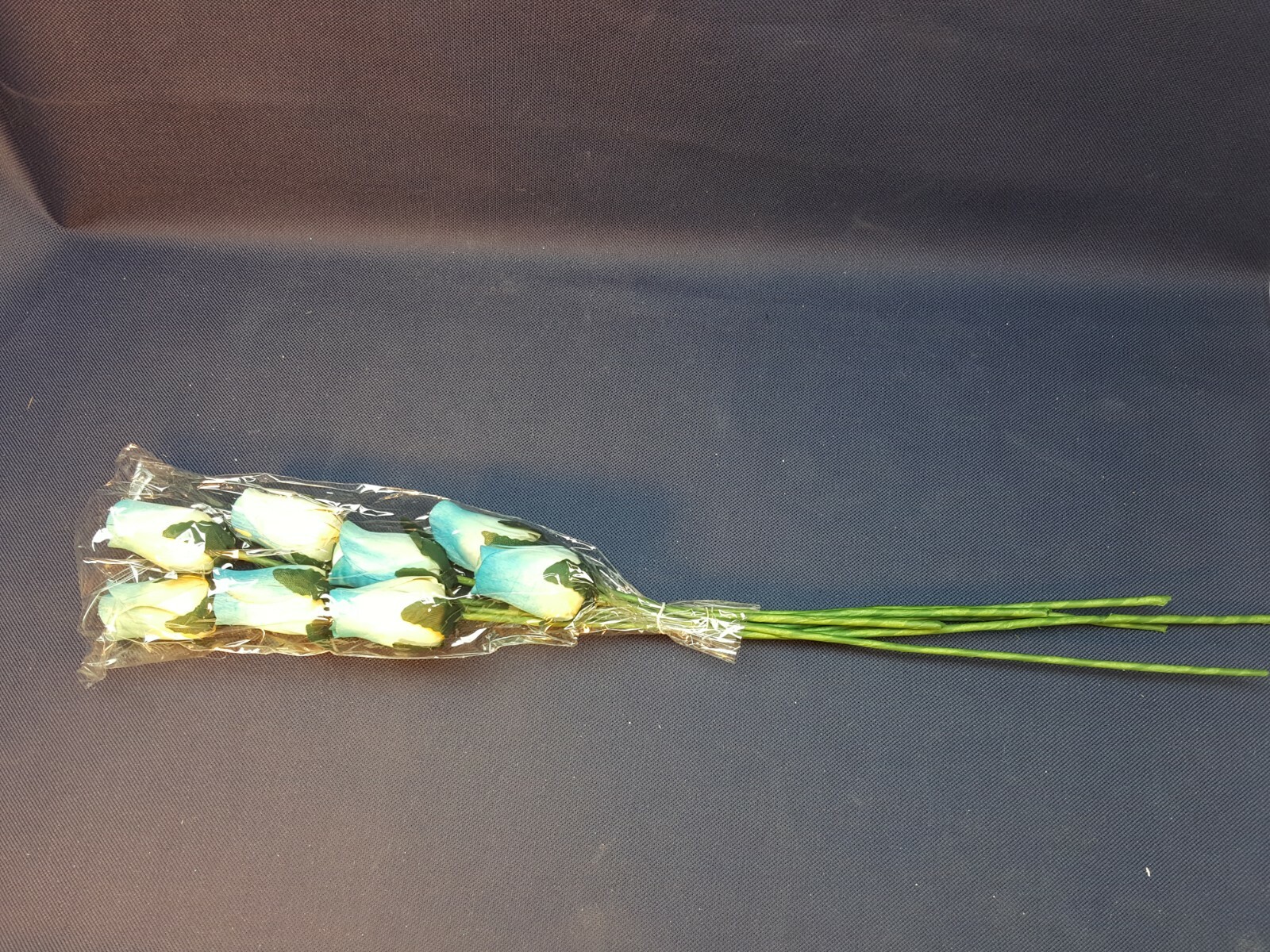 8 Wooden Rose Stems Flower Bouquet Red Pink Blue Yellow White Black Purple