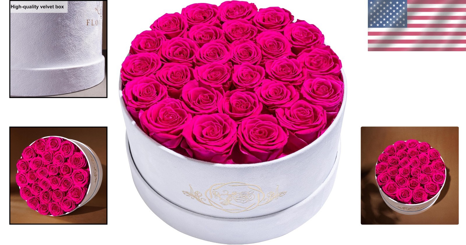 Long-Lasting Preserved Roses Gift for Mom, 27 Count