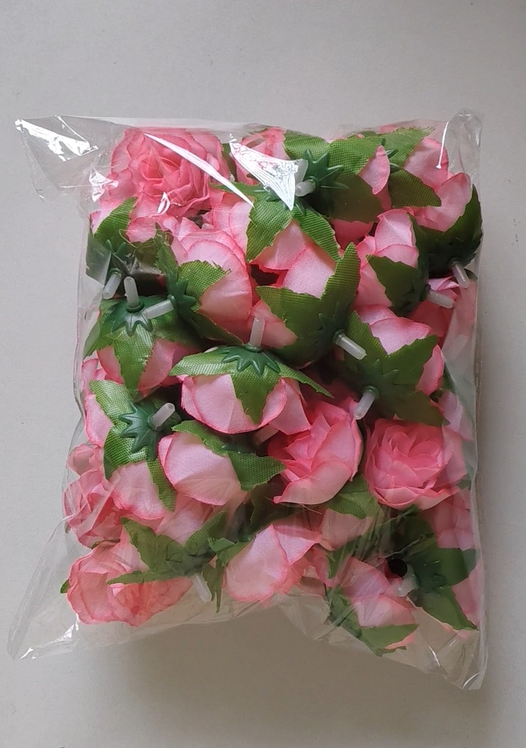 50/200X Artificial Fake Rose Flower Heads Silk Bulk Bouquet Wedding Party Decor