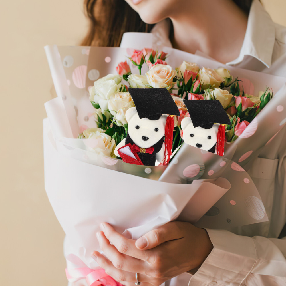 10PCS Graduates Gift Graduation Bear Dolls Plush Stuffed Animal Toys