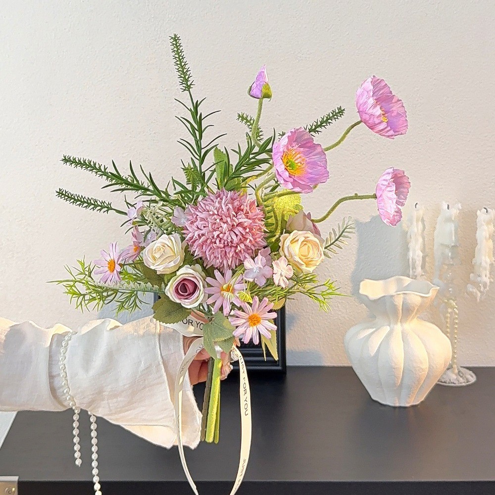 Artificial Flowers Bouquet–Graduation, Wedding Party Home Decoration Photo Props