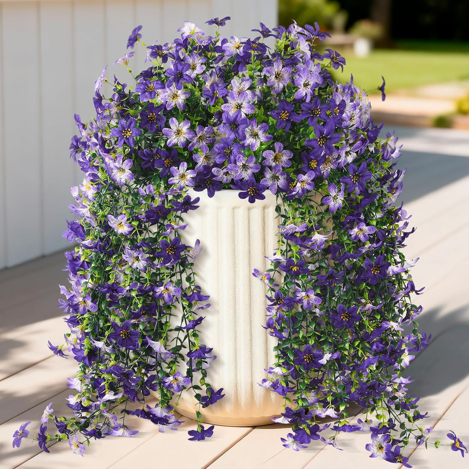 Artificial Fake Hanging Flowers Plants for Outdoor Spring Summer Decoration | 2
