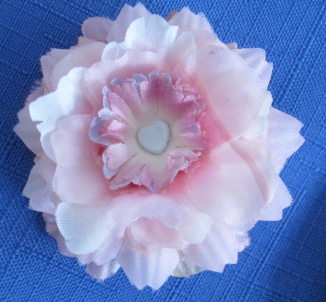 #4 Lot-49 Medium Layers Used Silk Flower Petals .75-3.5″ Brads Multiple Colors