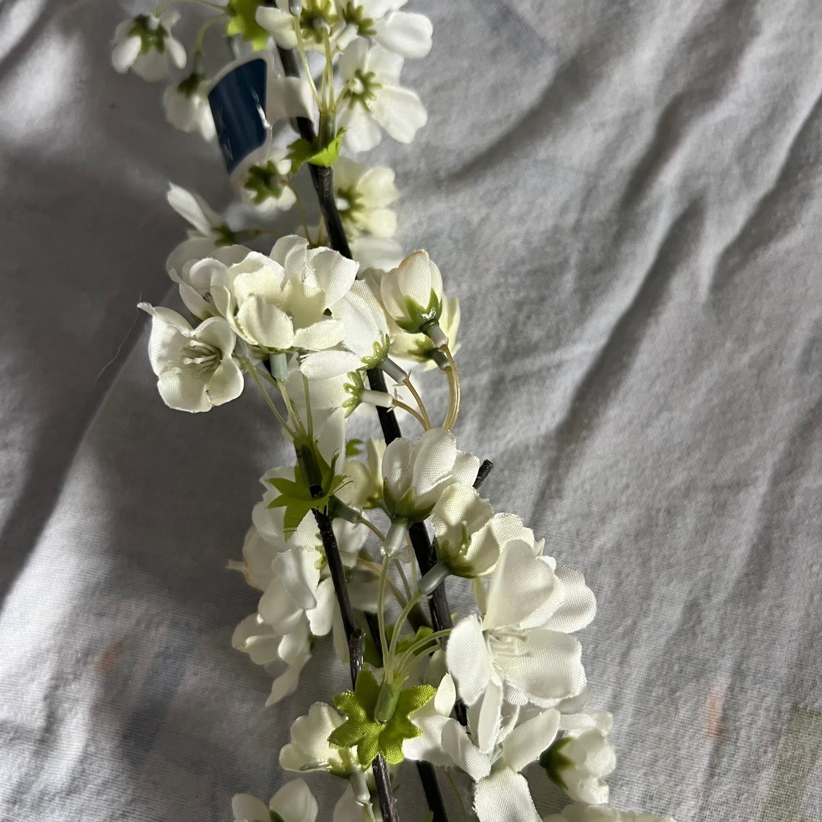 Silk Vision Cherry Blossom Stem Home Decor OS White Brand New Faux Floral