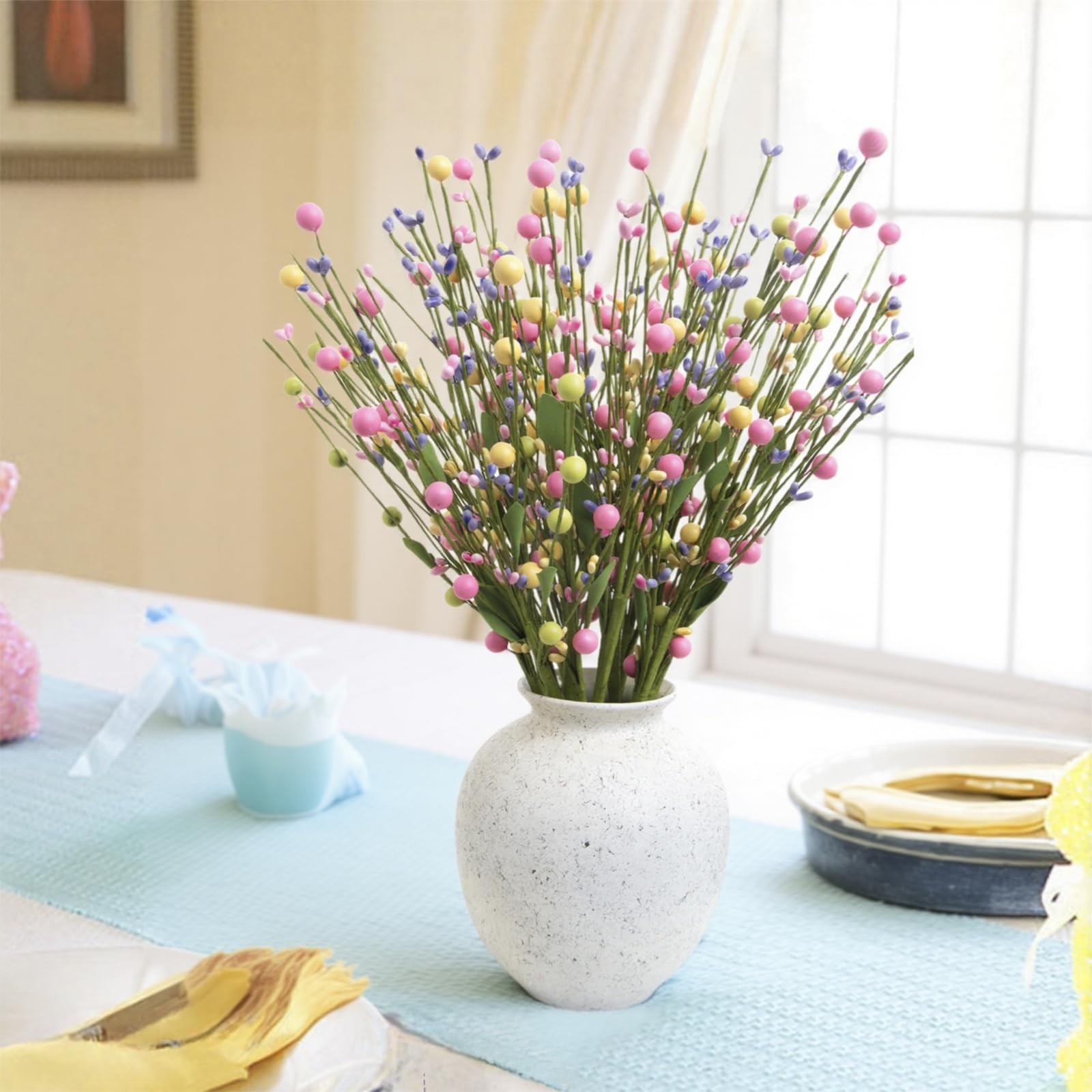 Artificial Easter Floral Picks Set of 12 Pack Easter Tree Picks and Spring Fl…