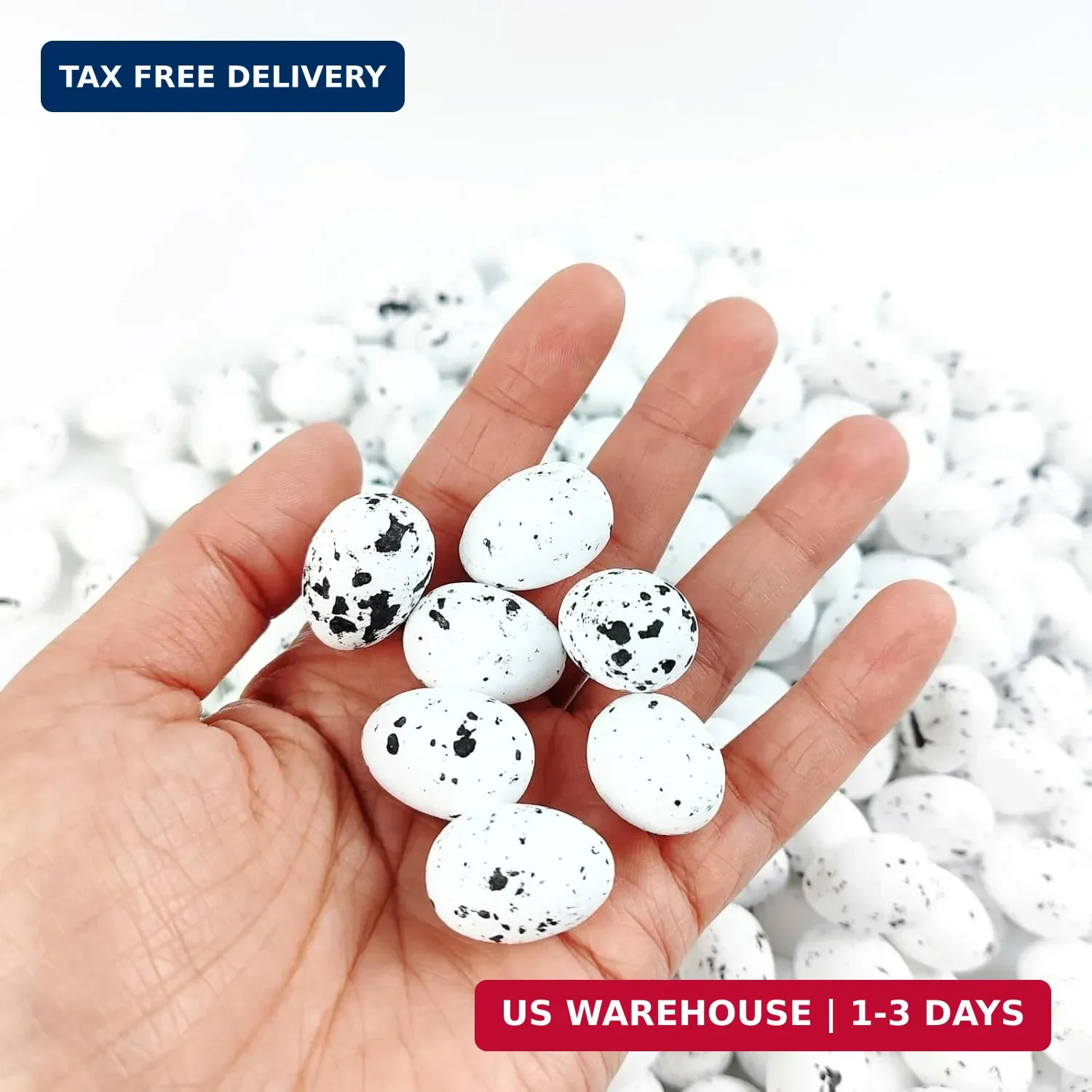 24PCS/Set Small Faux Bird Nest with Eggs for Crafts, Artificial Rattan Bi