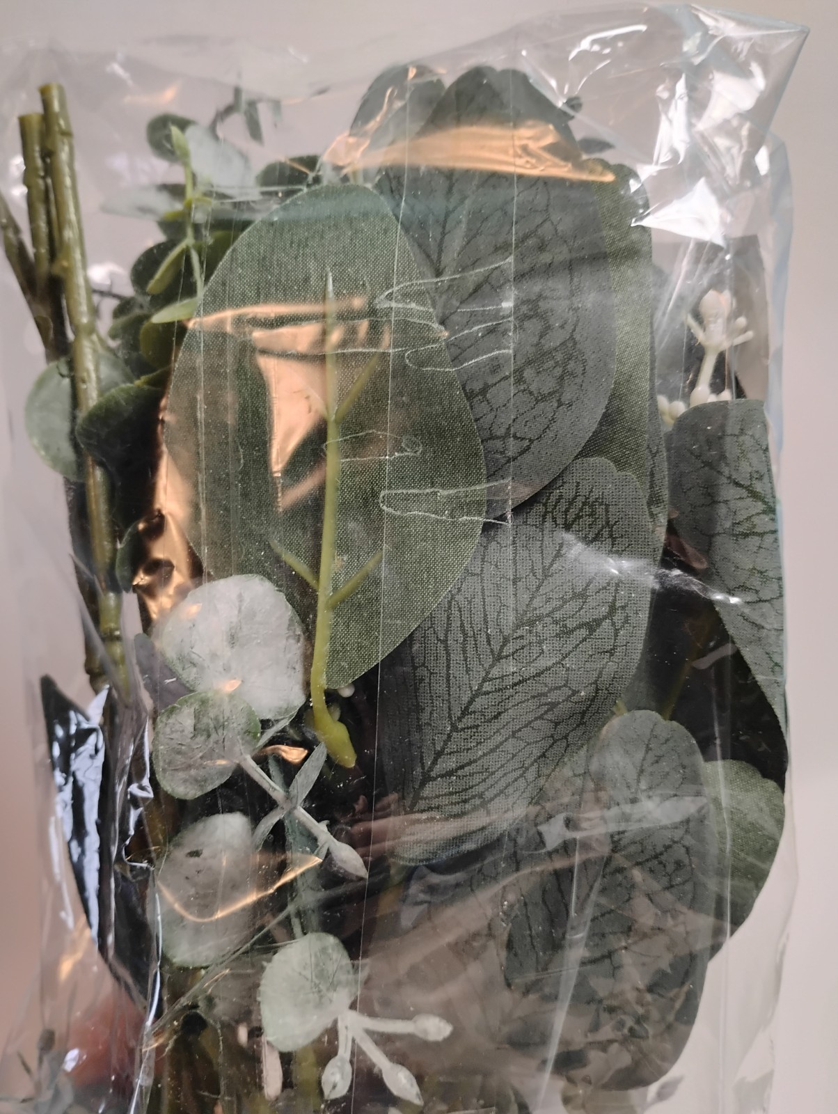 10pc Mixed Faux Eucalyptus Leaves Stems Floral Bouquet Craft Wedding Home Decor