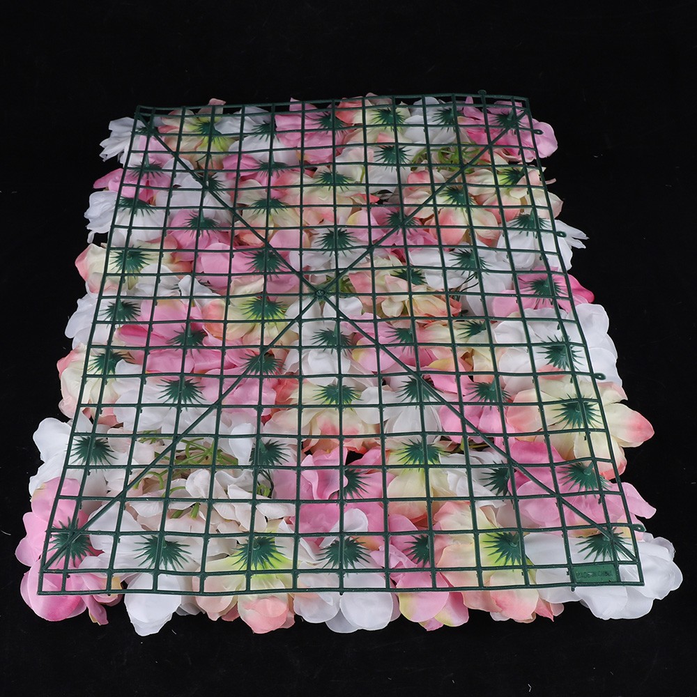 12Pcs Flower Wall Panels Artificial Flower Panels Fake Flower Wall Decoration