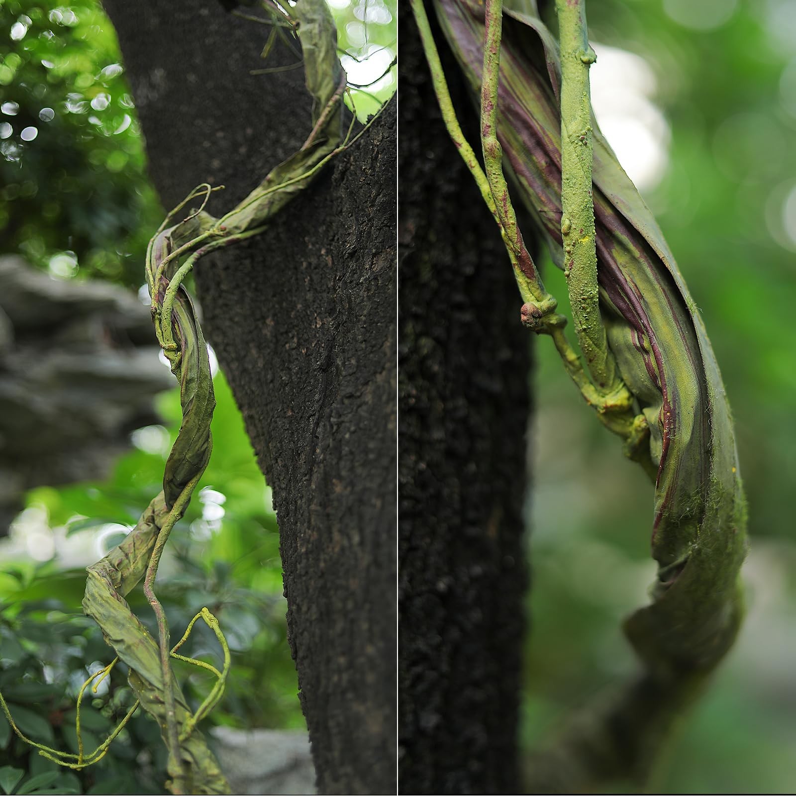 118inch Large Bendable Green Tree Branches Artificial Wall Hanging Grape Vine…