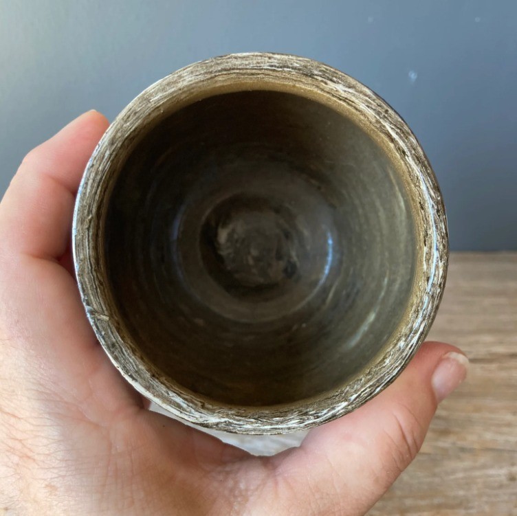 Grey Agate Swirl Plant Pot – Cactus Pot
