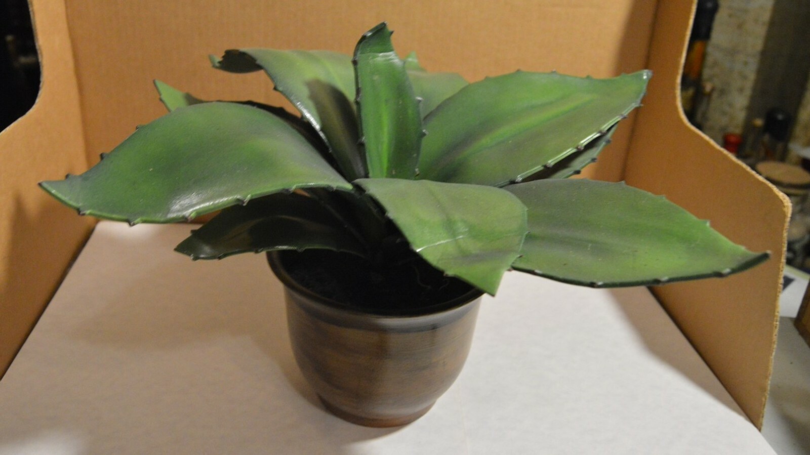 Sonoma Artificial Succulent Accents Greenery With Plastic Pot Home Décor ~15″