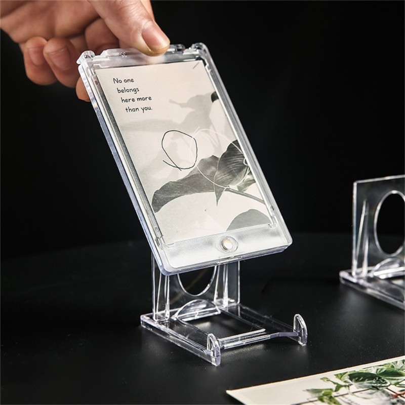 10pcs Mini Acrylic Plate Stands Multipurpose Storage Bedroom Dormitory Photo