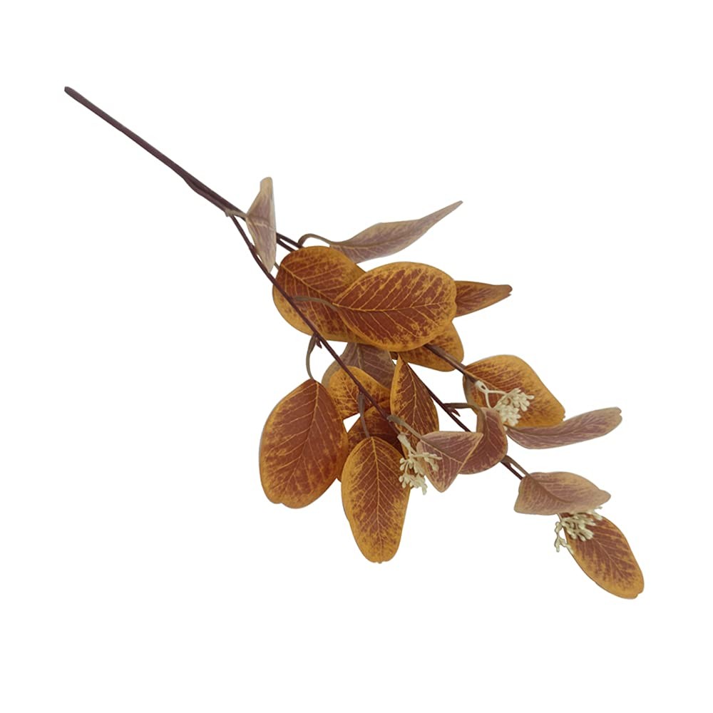 4Pcs Artificial Eucalyptus Leaves Stems Faux Eucalyptus Plant Branches for Va…