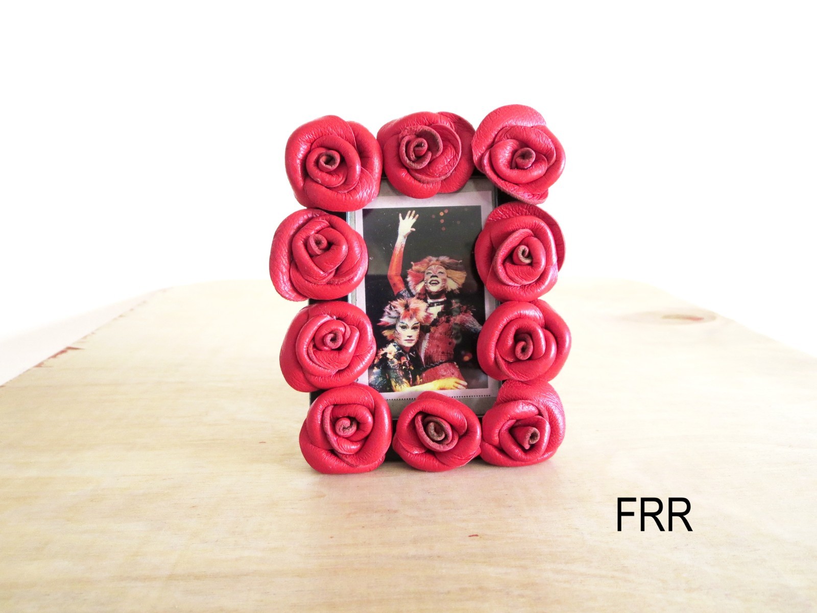 3rd Anniversary Wedding gift for her, leath Rose In Tea Cup leather flower decor