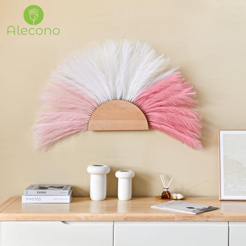 ????? Pampas Grass 17in, Pink Pampas Grass Decor 30pcs A Blush/Cream/Pink