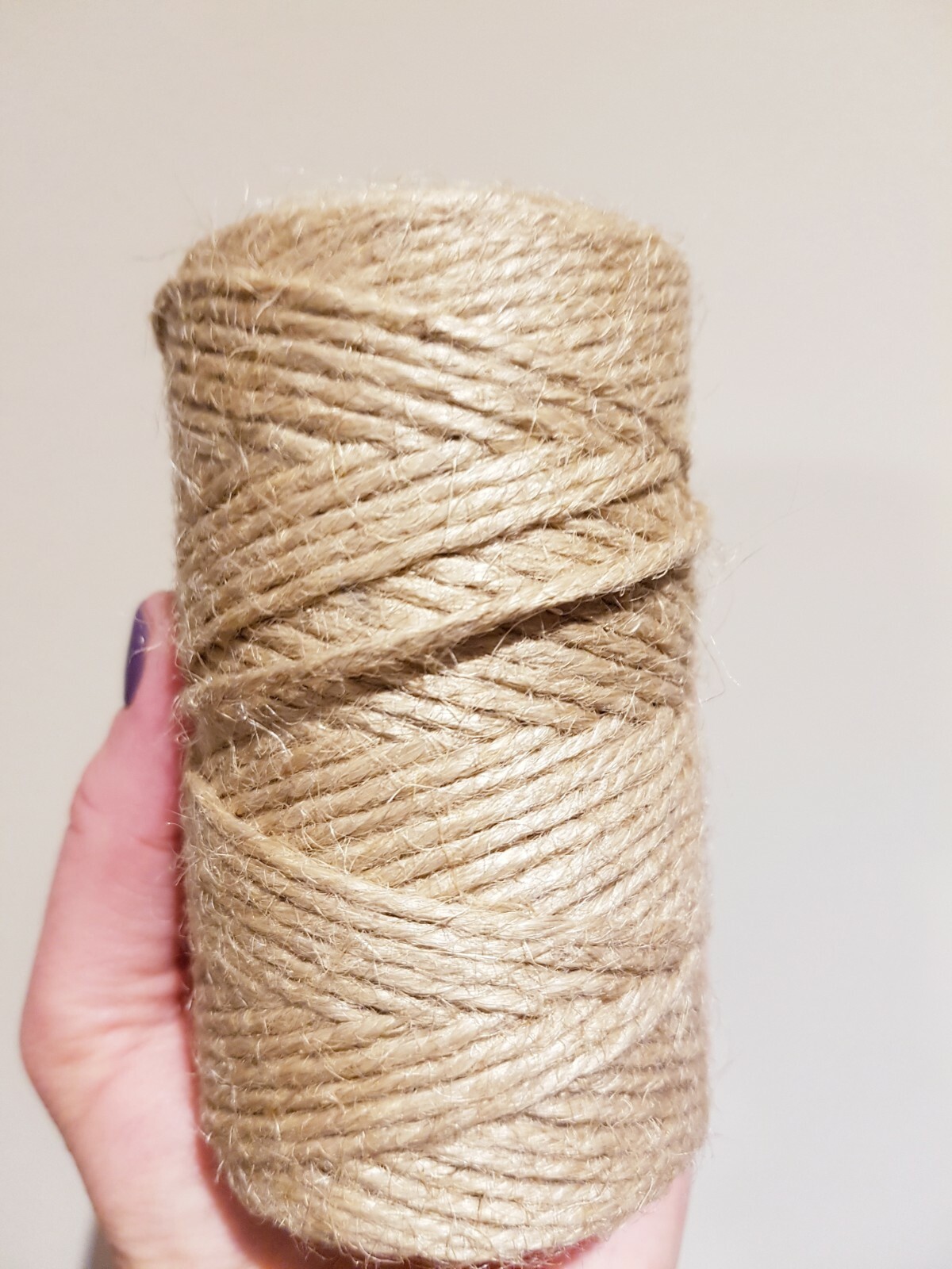 Jute Twine 2 mm/65 m Natural Twisted Twine for Crafts Tools from Manufacturer