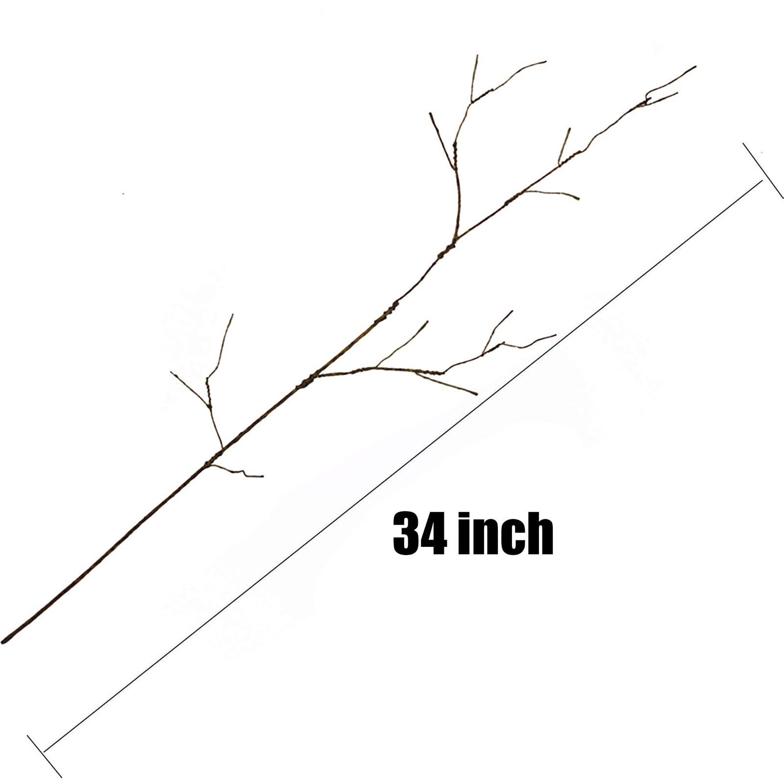 10 PCS Curly Willow Branches 34 Inch, Bendable Artificial Dried Twigs Fake Vi…