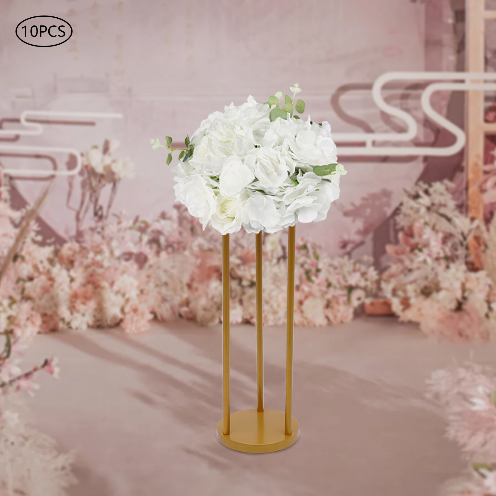 10X Handmade Artificial Flower Balls for Weddings, Parties, and Decor