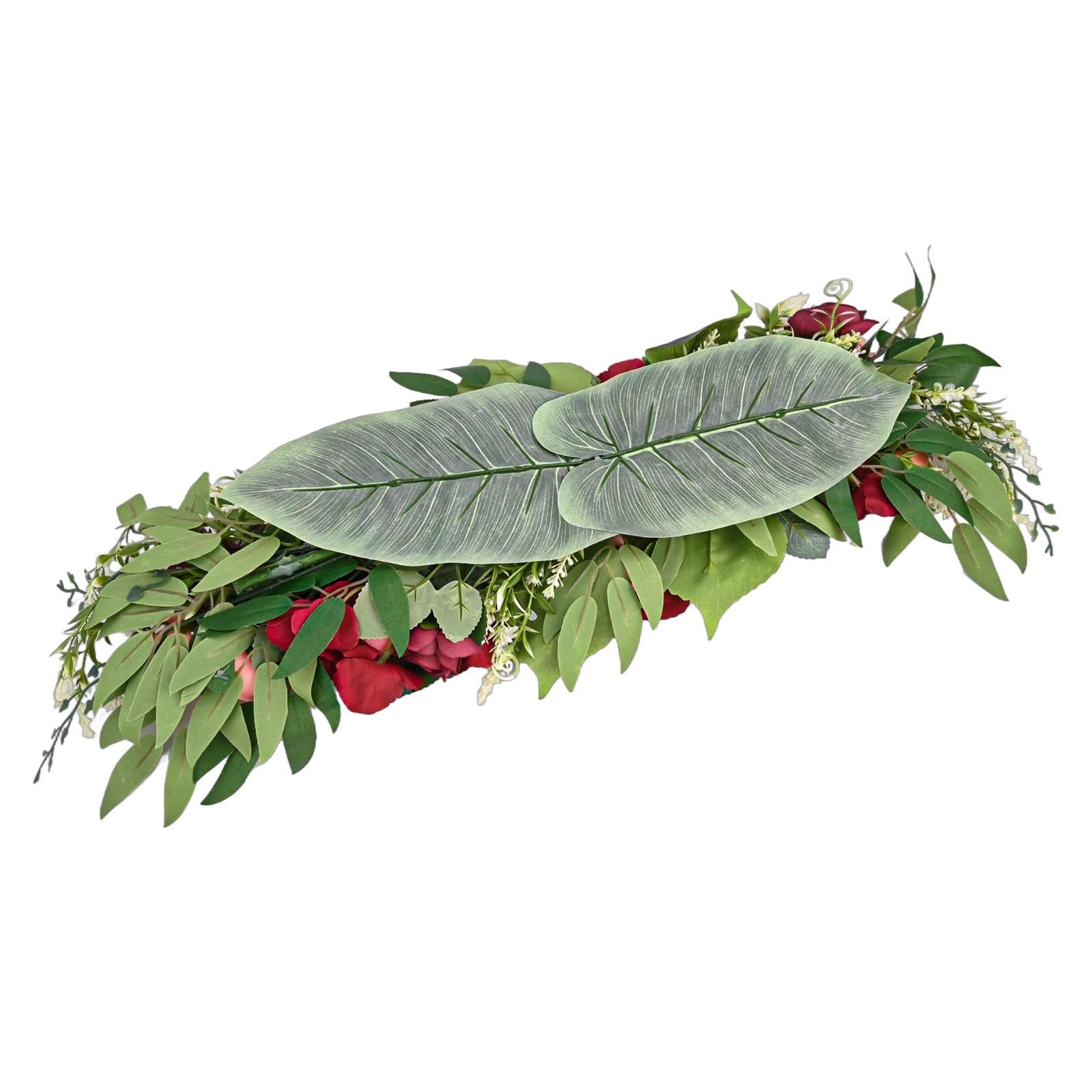 Beautiful Silk Rose Swag Wedding Arch Floral for accent Romantic