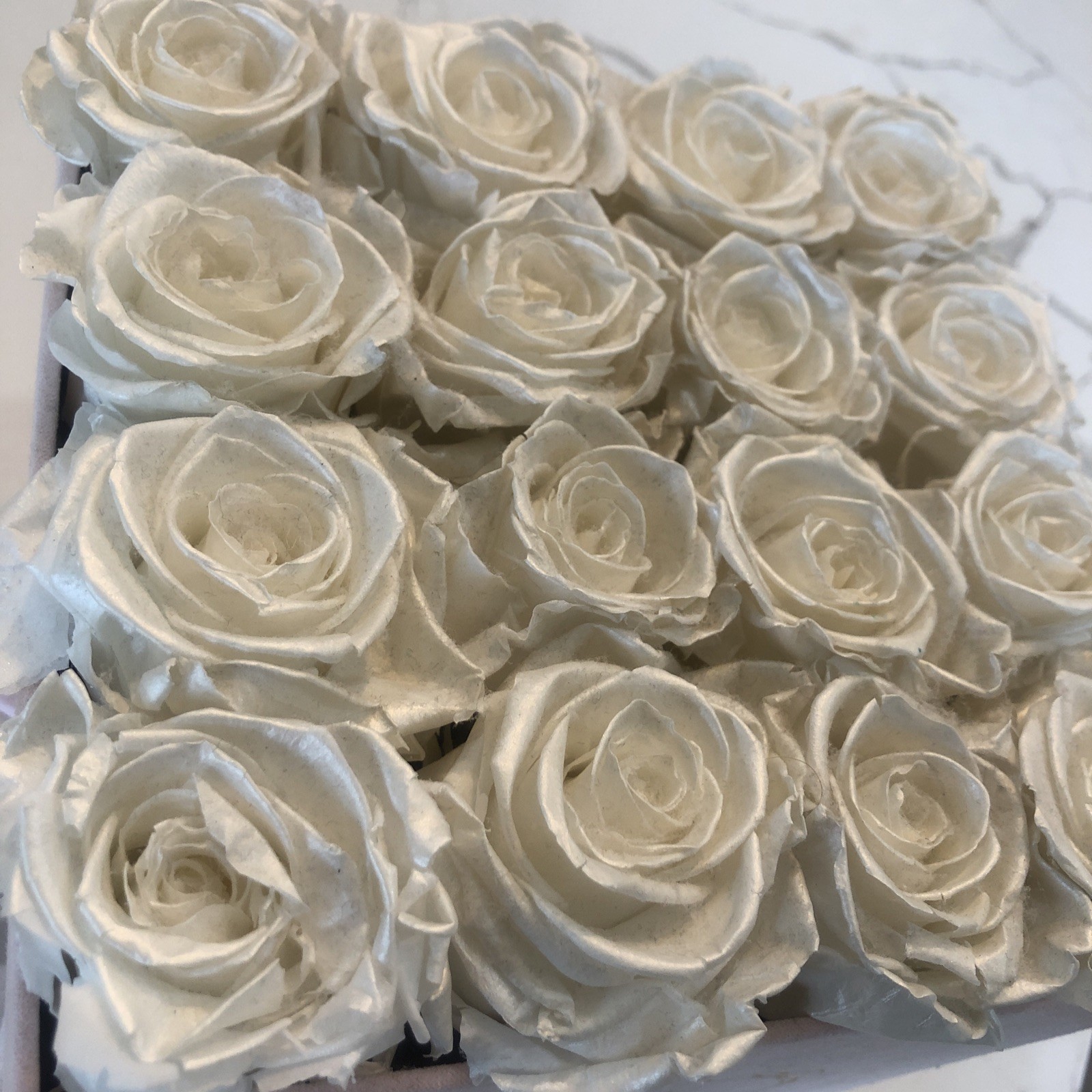 Venus Et Fleur 16 ￼ Flowers White Pink box